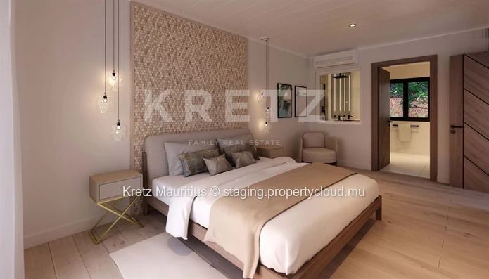 Contemporary villa in the heart of an eco-friendly village, a stone's throw from the lagoon