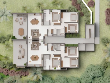 Appartement de 3 Chambres