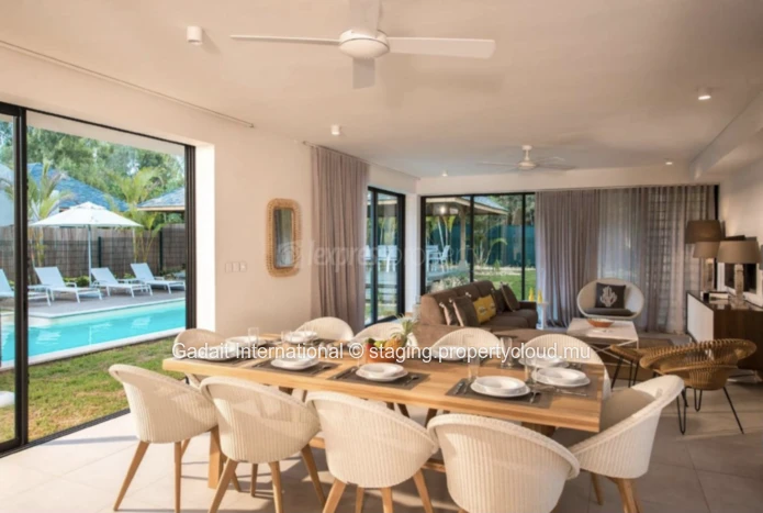 Villa Tropicale Élégante à Marguery – 3 Chambres avec Piscine Privée & Vue Montagne