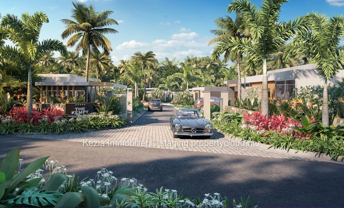Contemporary villas in a residential setting