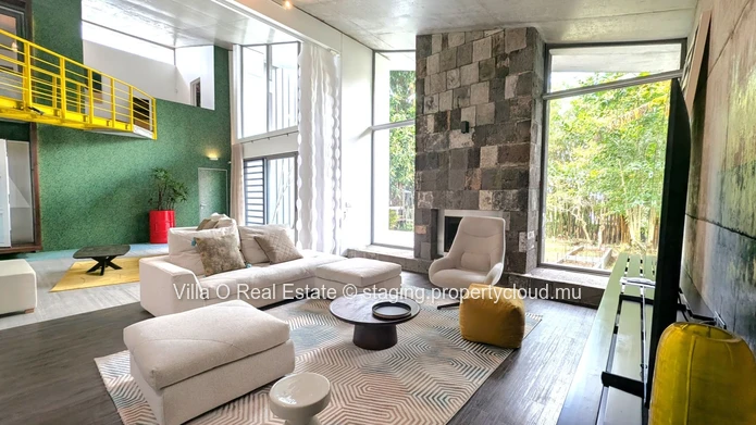 Nestled in the heart of Floreal, this architectural gem offers a modern lifestyle with an omnipresent nature that ill... (Sole Mandate)