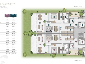 Appartement de 3 Chambres