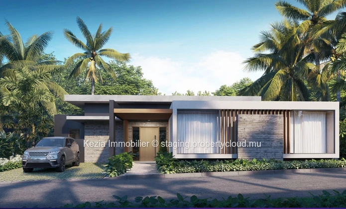 Contemporary villas in a residential setting