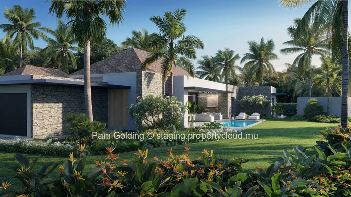 Villa de 4 Chambres avec Piscine Privée et Jardin – Pereybere