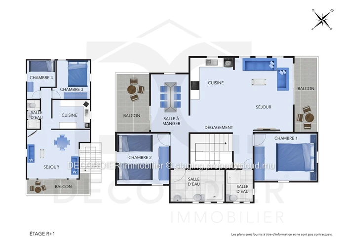 Propriété avec 4 appartements