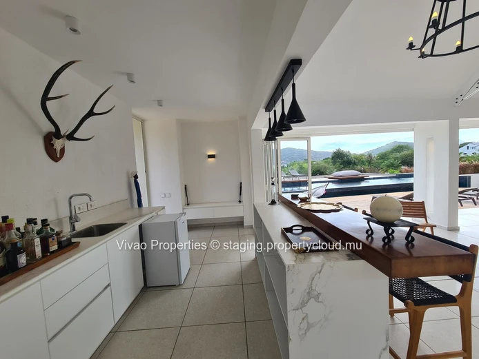 Luxury Villa West Coast - Rs 80M - Infinity Pool on Deck - 3+ Bedrooms - Reception Terrace - Secure Gated Community