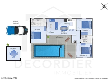 Maison de 3 Chambres