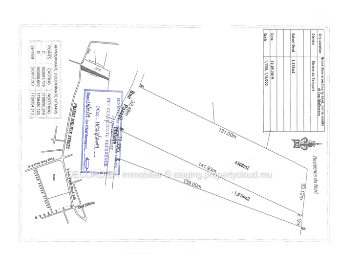 Large residential plot near the beach