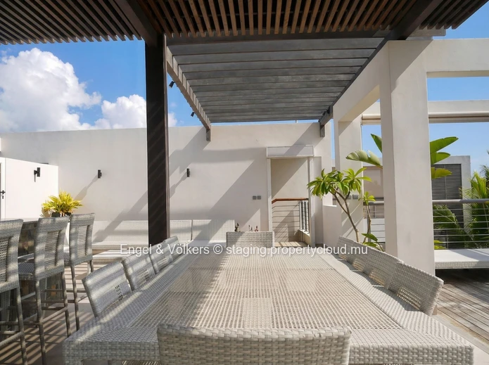 Sleek Seaside Penthouse Living, Steps from the Beach