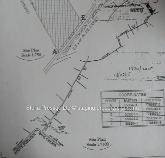 Terres agricoles primées avec vue sur la montagne à Petit Verger, Port Louis - 2 490m² - Rs