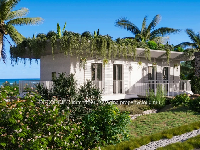 Sublime villa avec vue sur une des plus belles Baie de l'île Maurice