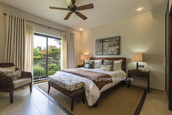 Location de prestige : Appartement 2+1 chambres avec piscine privée & vue golf | Anahita Golf & Spa Resort Beau Champ