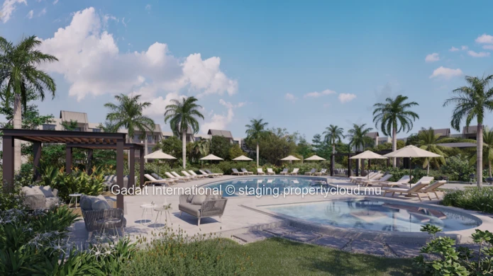 Appartement 1 chambre avec jardin privatif – Rez-de-chaussée – Azuri, île Maurice