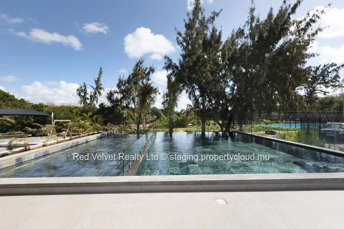 Beachfront 3-Bedroom Apartment for Rent in Grand Gaube | Private Beach Access