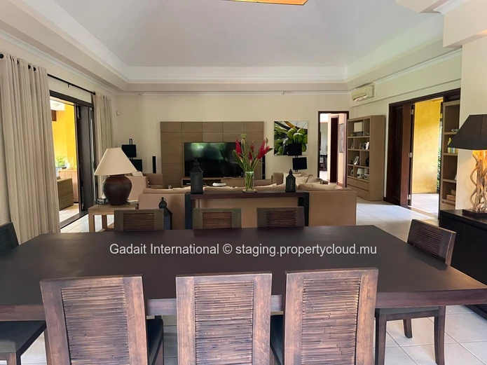 Villa Meublée de Plain-Pied avec Piscine Privée à vendre | Tamarina Golf Resort, Île Maurice