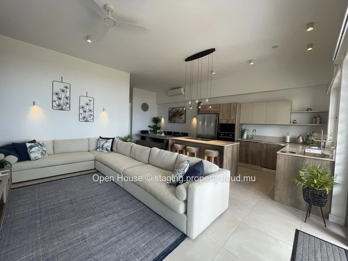 Stunning Beachfront Apartment for Rent in Grand Gaube with Luxury Amenities - Fully Furnished, Amazing Sea Views, and...
