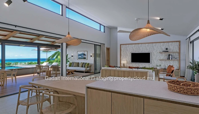 Villa with pool, sea view, and golf course access | Black River, Mauritius