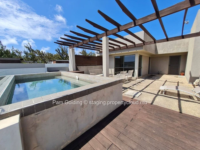 Spacious 3-Bedroom Penthouse with Private Pool – Steps from the Beach, Fully Furnished