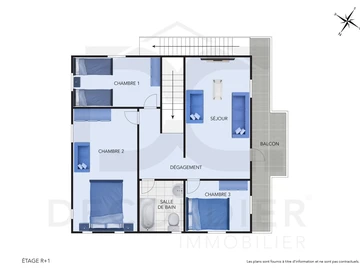 Maison de 3 Chambres