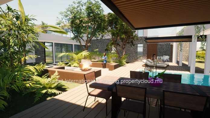 Villa I7: a 560.7 m² contemporary oasis in the heart of the Anahita resort