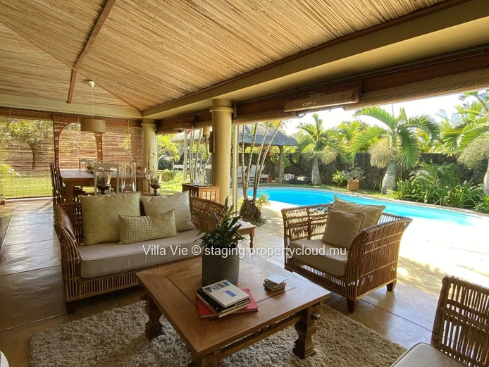 Grand Gaube - Maison familiale de 4 chambres avec piscine et studio