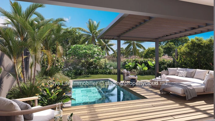 Duplex 3 chambres avec piscine privée à vendre à Haute Rive