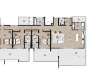 Penthouse de 3 Chambres
