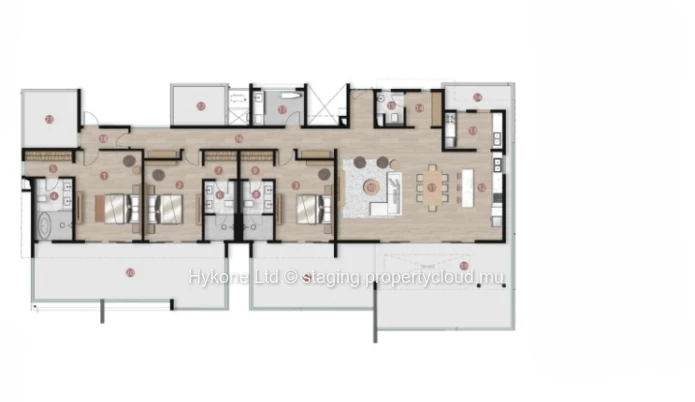 Penthouse À Vendre À Mont Choisy (R+3)
