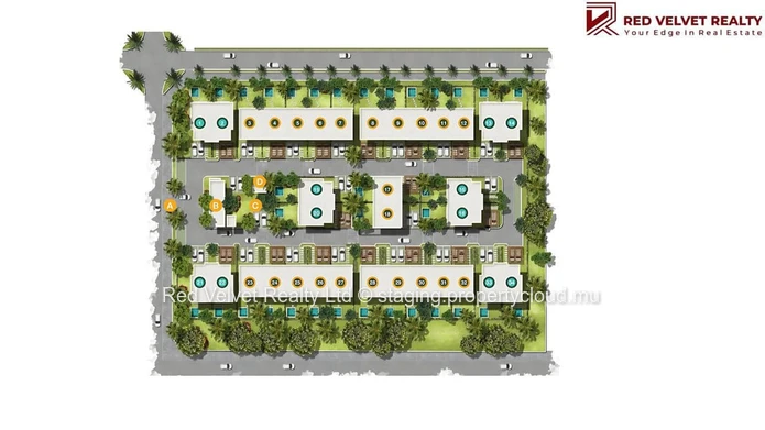Maison de ville de 3 chambres avec piscine privée – Flic en Flac