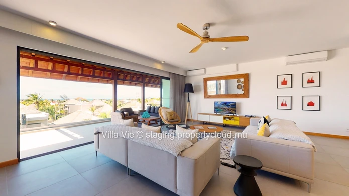 Grand Gaube - Belle penthouse avec piscine