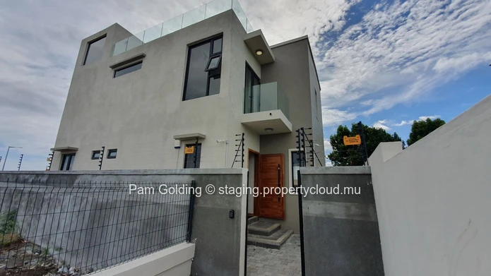 Brand new house with security.