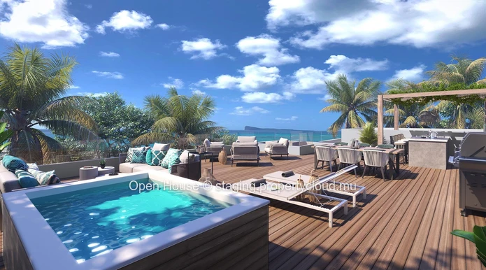 LA POINTE - POINTE AUX CANONNIERS, 2-bedroom Penthouse