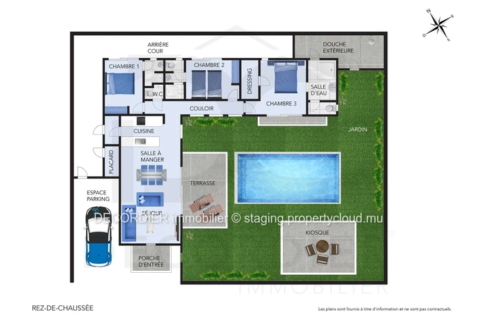 Charming villa at Grand Baie