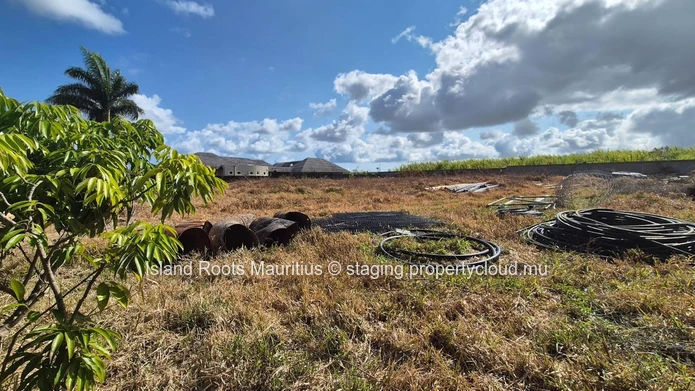 Beau terrain résidentiel situé dans un domaine privé à Pamplemousses.