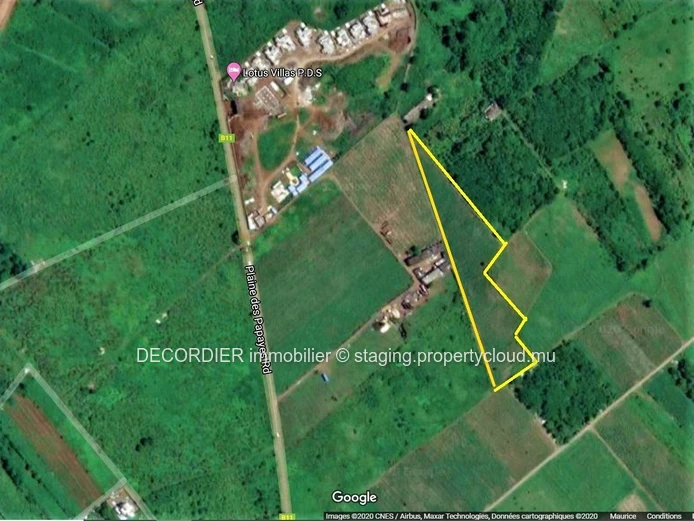 For sale agricultural land of 3.5 acre - Mont Mascal - Grand Bay