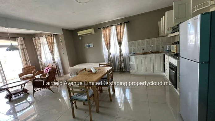 Convenient Apartment with Stunning Sea Views from Rooftop and Common Pool in Grand Baie - Rs 25,000/month