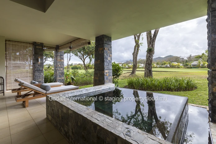 Location de prestige : Appartement 2+1 chambres avec piscine privée & vue golf | Anahita Golf & Spa Resort Beau Champ