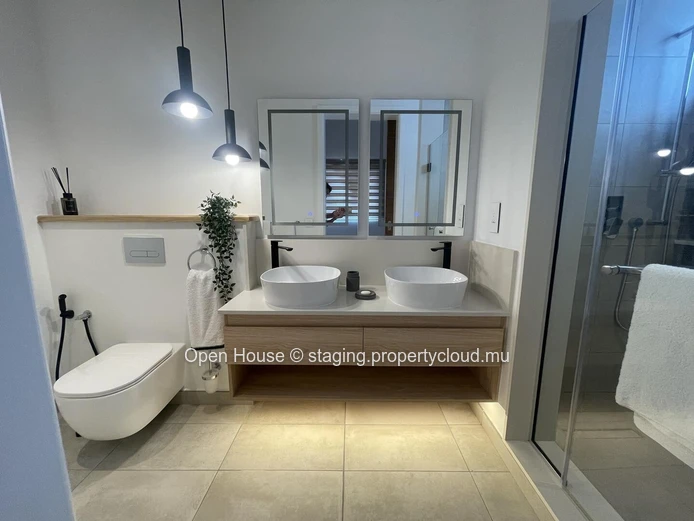 Stunning Beachfront Apartment for Rent in Grand Gaube with Luxury Amenities - Fully Furnished, Amazing Sea Views, and...
