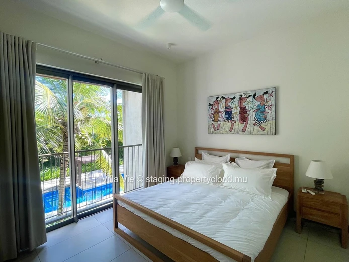 Mont Choisy - Beautiful 2-bedroom en suite apartment in a secure residence, golf view