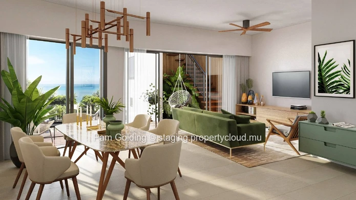 Seaside 3 Bedroom Apartment in Poste La Fayette