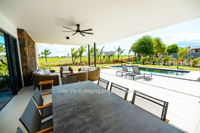 Haute Rive - Villa moderne de 4 chambres avec vue sur le golf