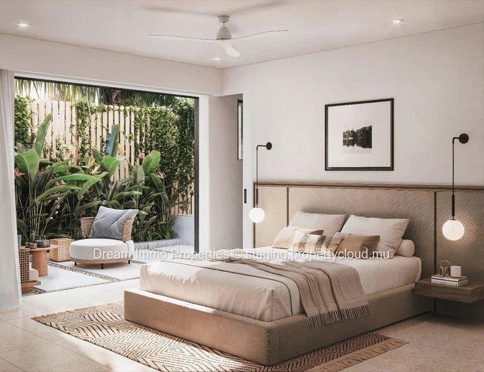Sublime appartement 1 chambre sur la mer & marina à Rivière Noire - Ile Maurice