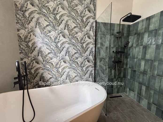 New villa with swimming pool and enclosed garage – Pereybère 