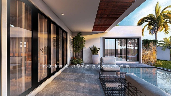 Villas contemporaines de plain-pied de 159 m² sur un terrain de 138 toises