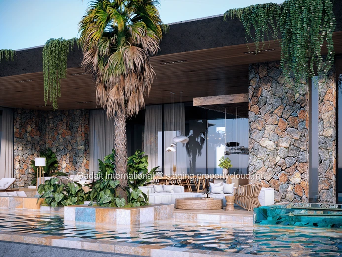 Luxueuse villa avec vue mer, golf, spa et services personnalisés à Bel Ombre, île Maurice