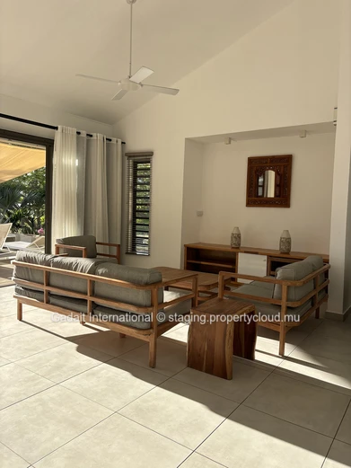 Contemporary 4-Bedroom Villa with Private Pool & Garden in Mauritius for rent
