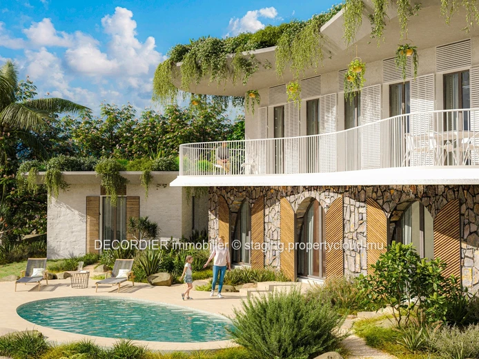 Sublime villa avec vue sur une des plus belles Baie de l'île Maurice