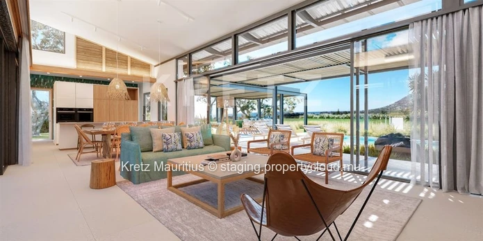 A haven of tranquillity: a 3-bedroom villa nestled between the golf course and the mountains