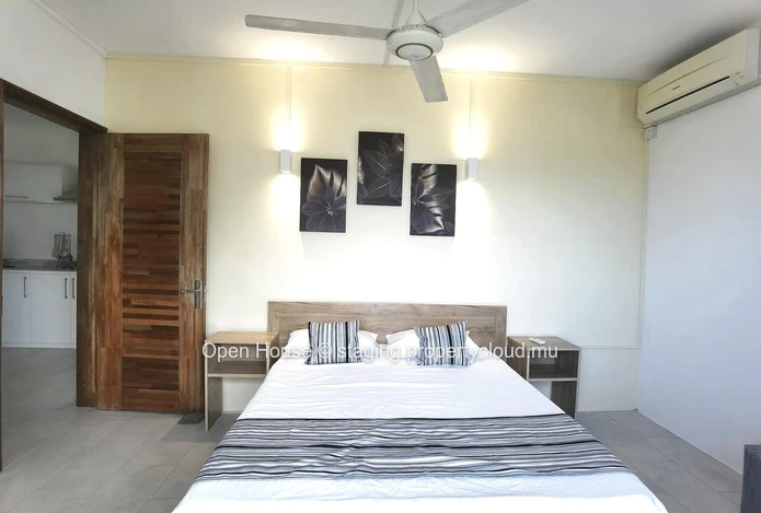 "Modern Furnished Apartment with Pool in Rivière Noire - Black River Area - Only Rs 70,000"