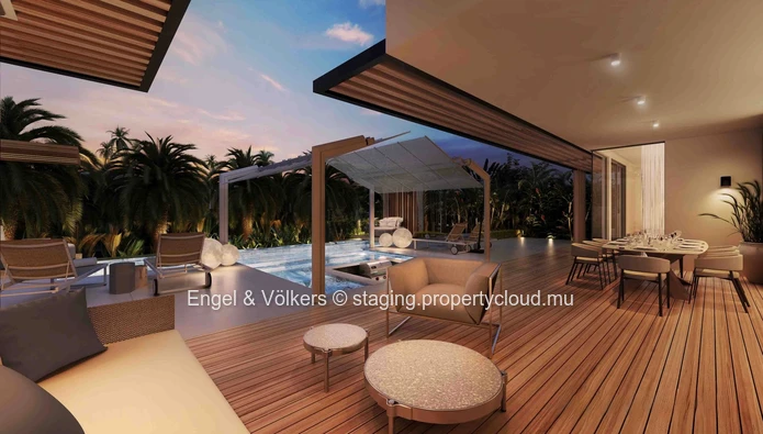 Villa with Architectural Clarity, Private Master Suite and Garden Residence